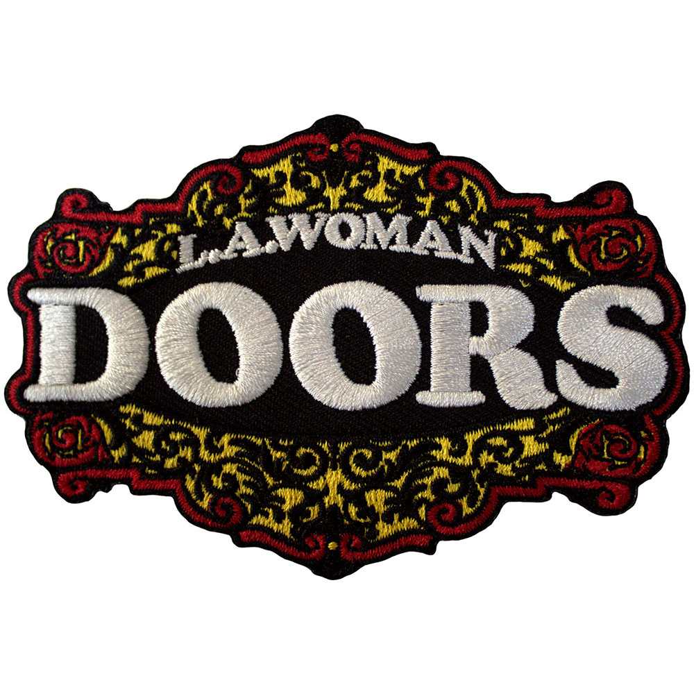 The Doors - LA Woman Patch - Zwart/Multicolours